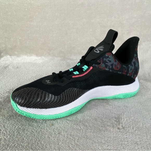 Under Armour Curry Splash Shoes Mens Size 12 Black Camo Basketball Low NEW
